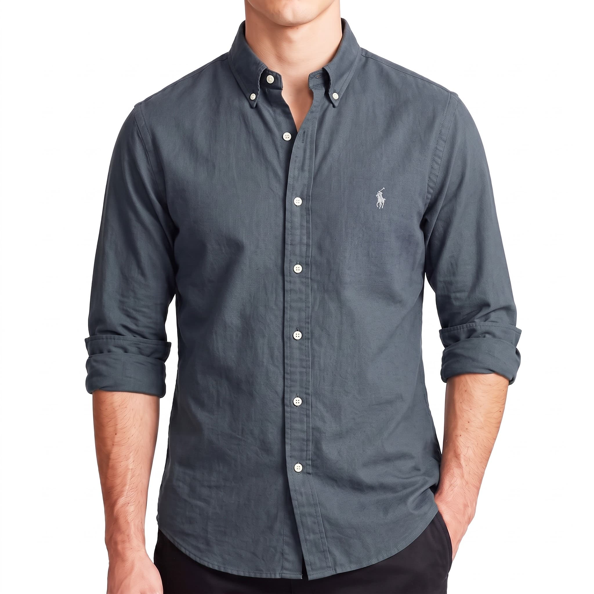 Polo Ralph Lauren Men's Long Sleeve Cotton Button Down Shirt