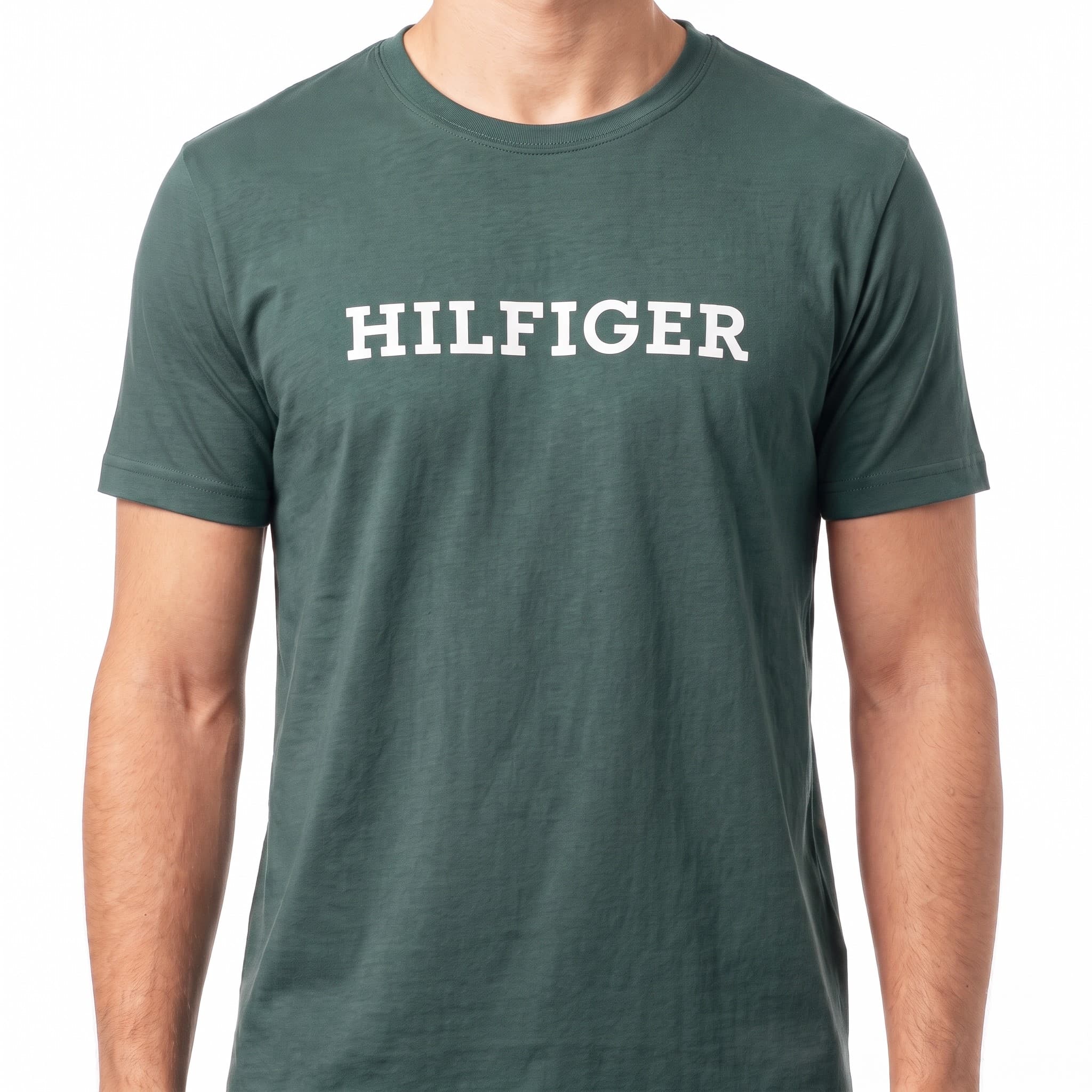 Branded Men's Short Sleeve Crew Neck Graphic Logo T-Shirt