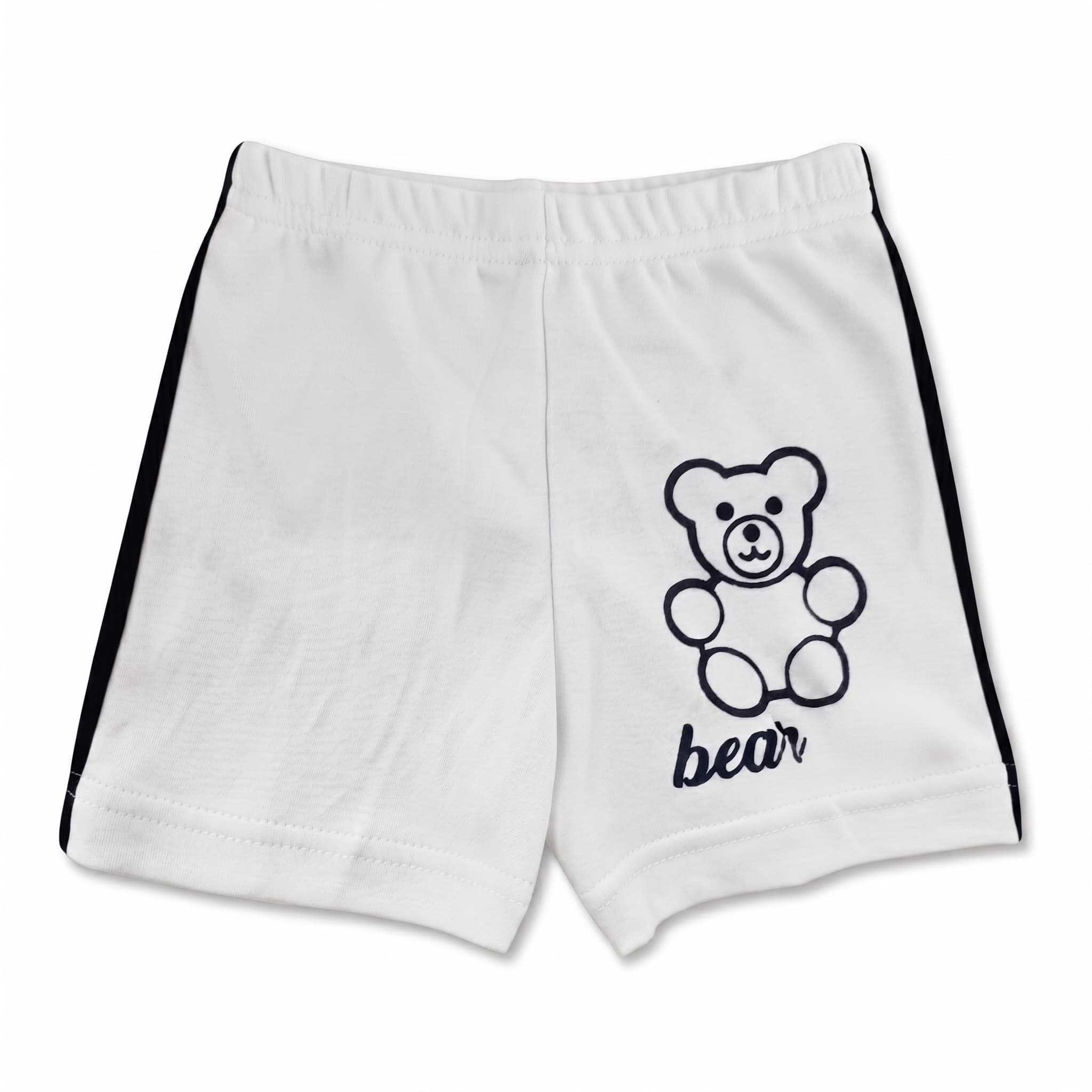 Baby Printed Cotton Elastic Waist Shorts